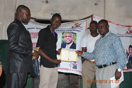 Recipient of the Tanimu’s foundation Award, graduate of Tilley Gyado College, 2013