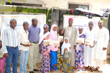 Tanimu’s foundation award ceremony at the community level, 2013