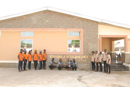 Students from the Tanimu Foundation Vocational Center
