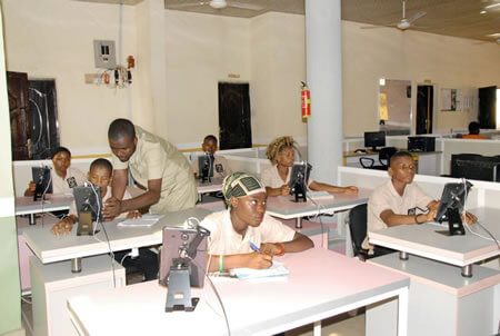 Students in the science training program